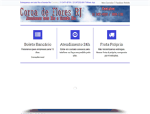 Tablet Screenshot of coroadefloresrj.com.br